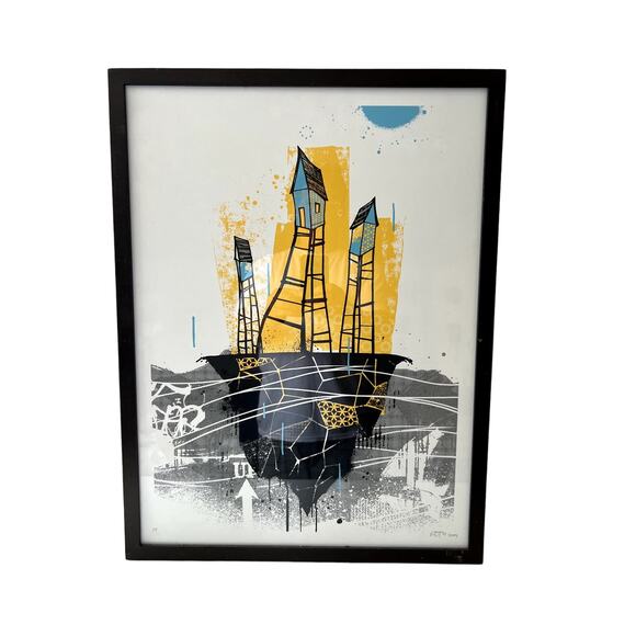 Erik Otto Signed Artist Proof Modern Art Framed Excellent Condition - Picture 1 of 6